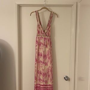Ann Taylor Loft Silk Maxi Dress